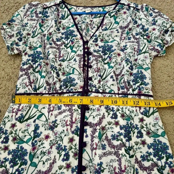 Chelsea & Violet Cottagecore Floral Button-Down Dress - Picture 7 of 9